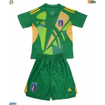 Italia Keeper Bortedraktsett Barn EM 2024 Kortermet (+ Korte bukser)